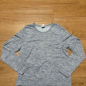 Athleta Gray Long Sleeve Tee